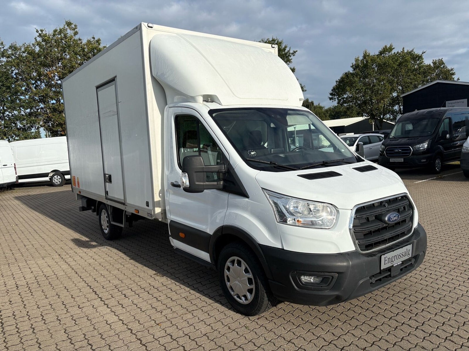 Hvid Ford Transit 350 L3 Chassis fra 2022