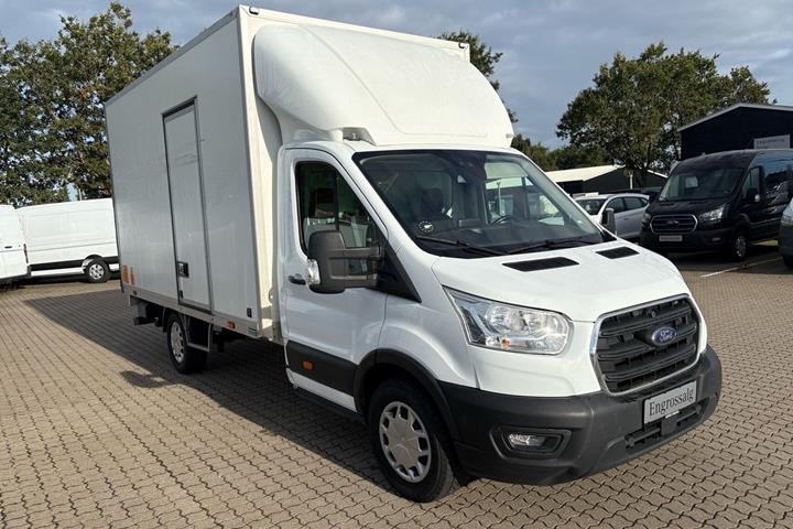 Hvid Ford Transit 350 L3 Chassis fra 2022