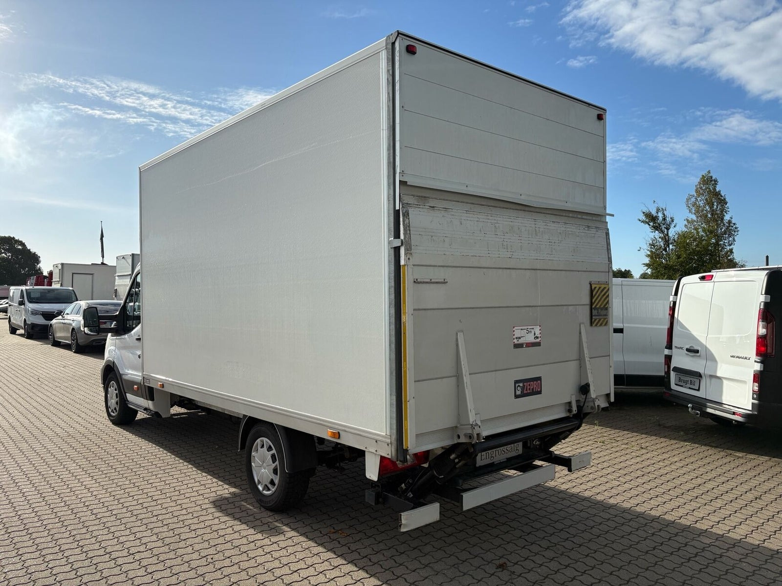 Hvid Ford Transit 350 L3 Chassis fra 2022