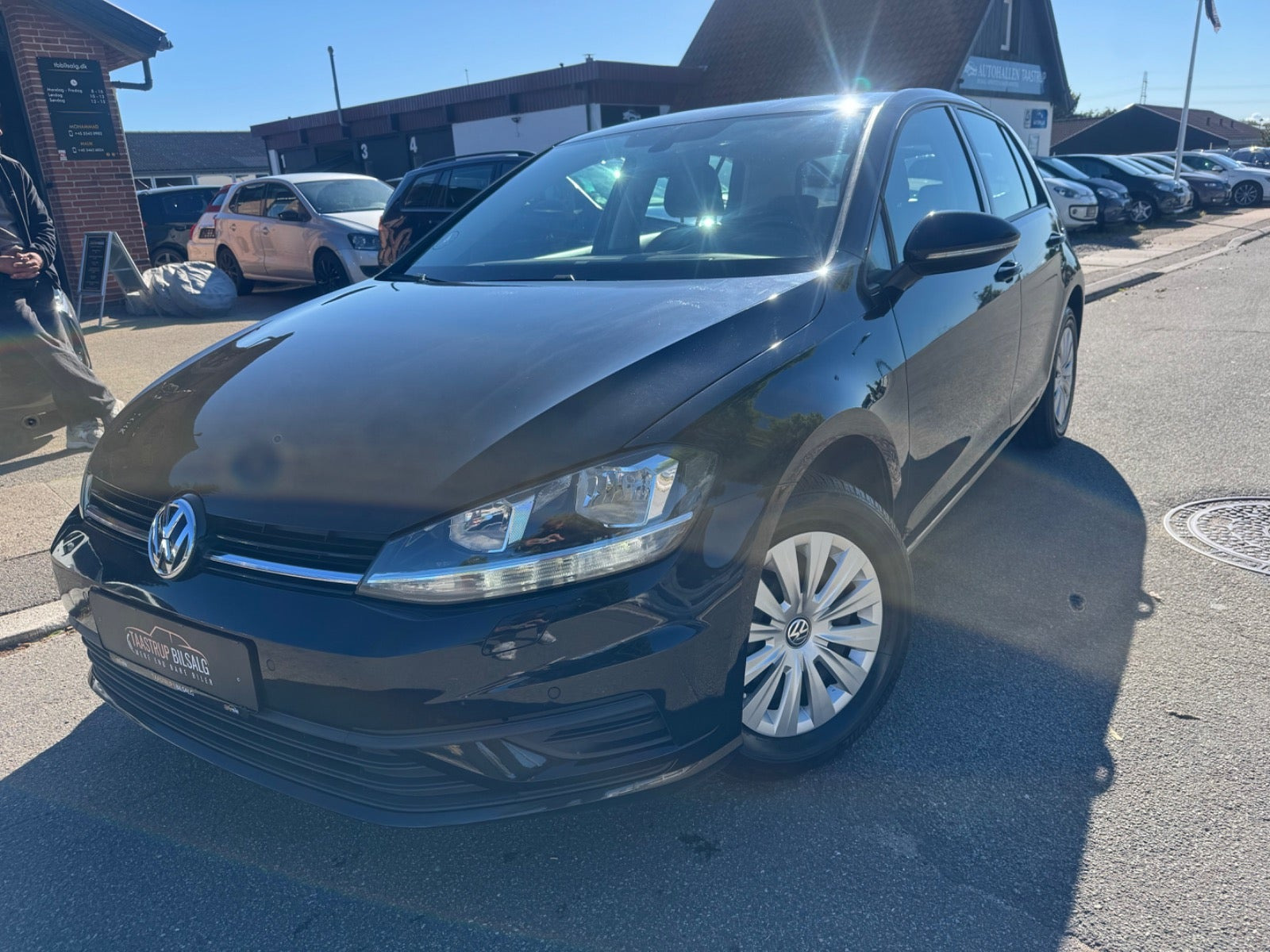 Sort VW Golf VII fra 2018