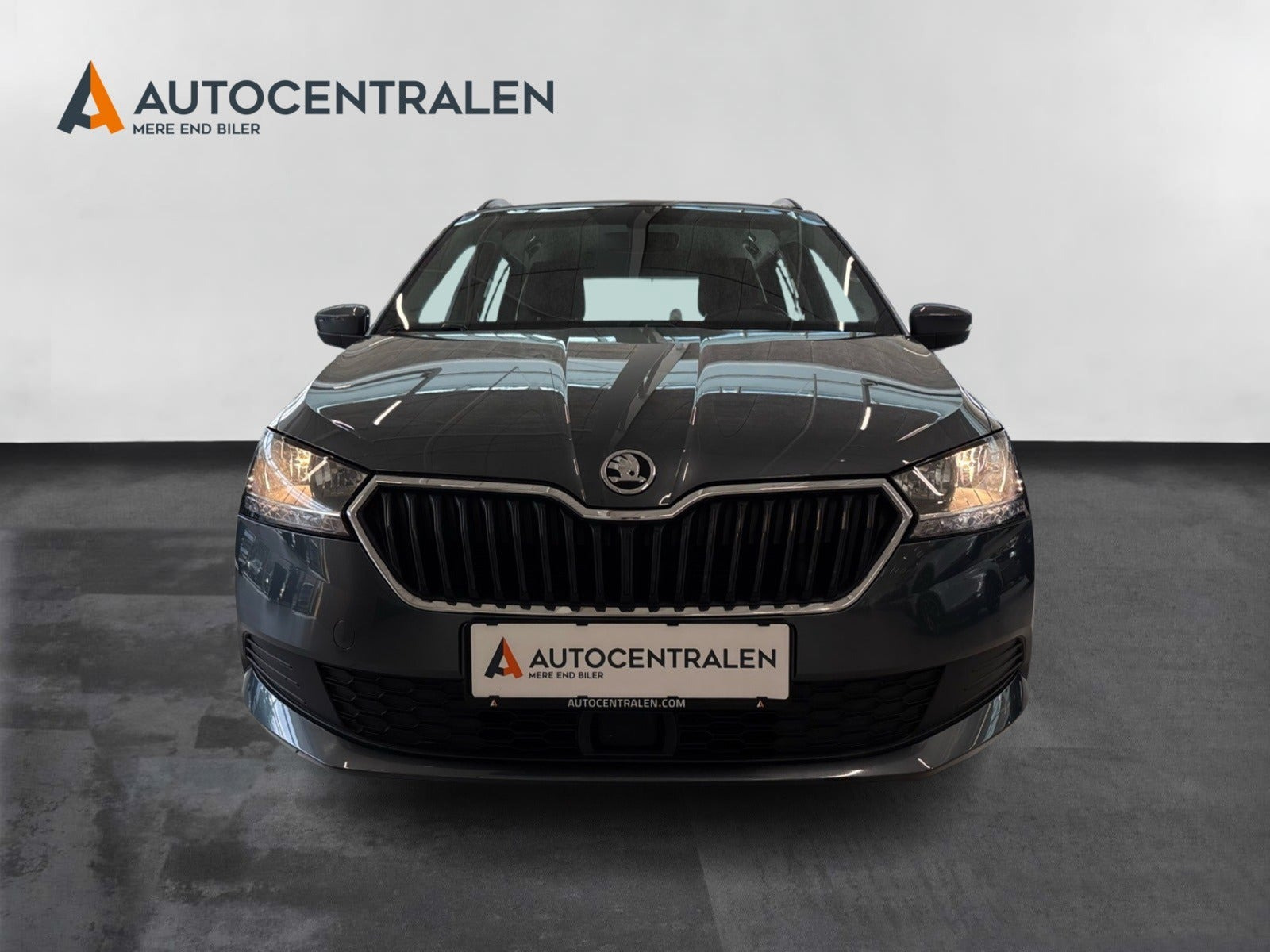 Grå Skoda Fabia fra 2020