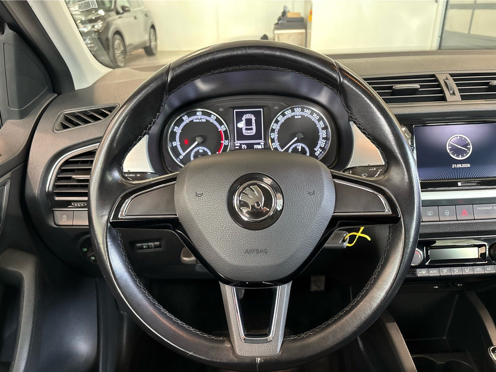Grå Skoda Fabia fra 2020