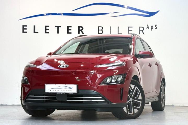 Rød Hyundai Kona fra 2022