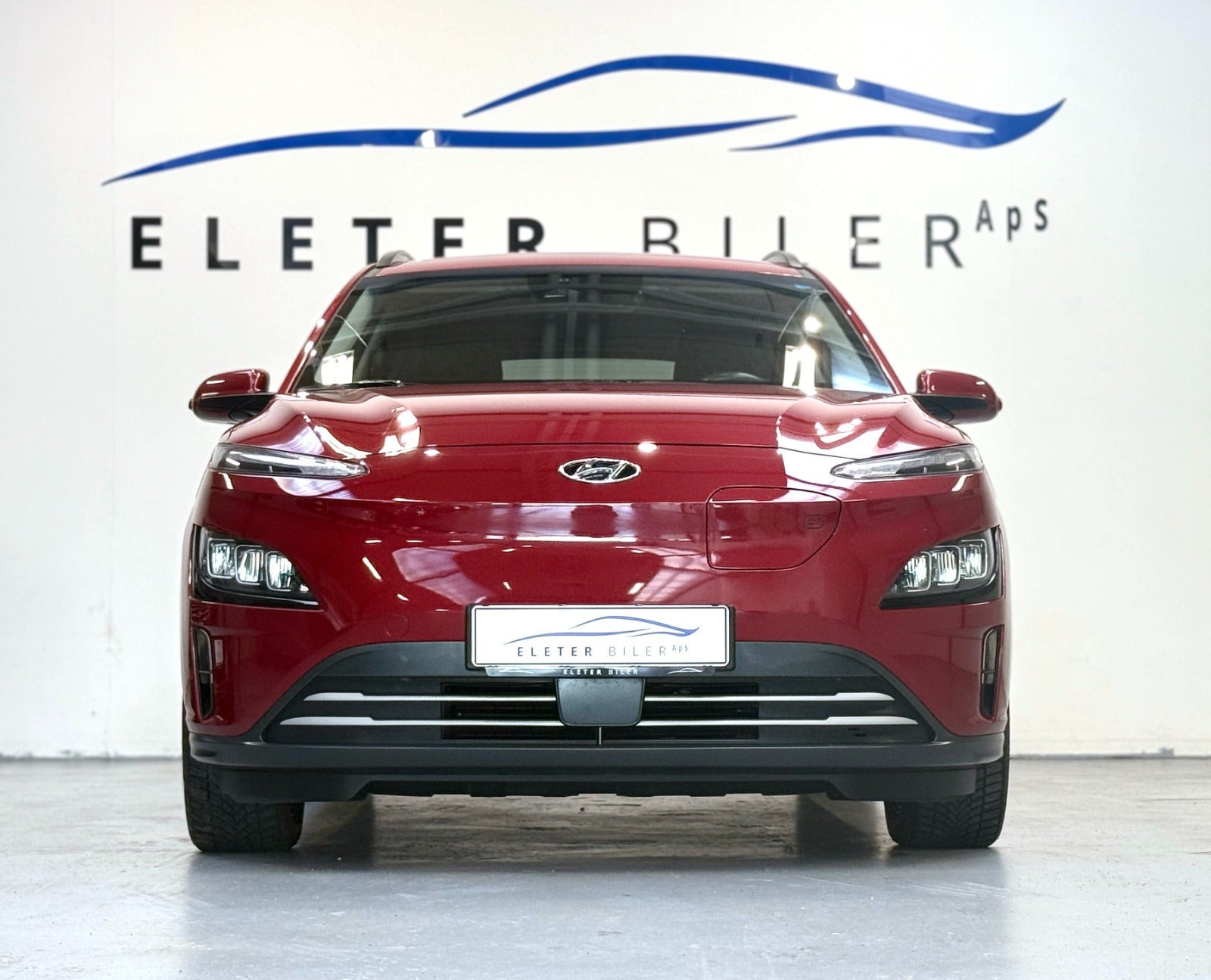 Rød Hyundai Kona fra 2022