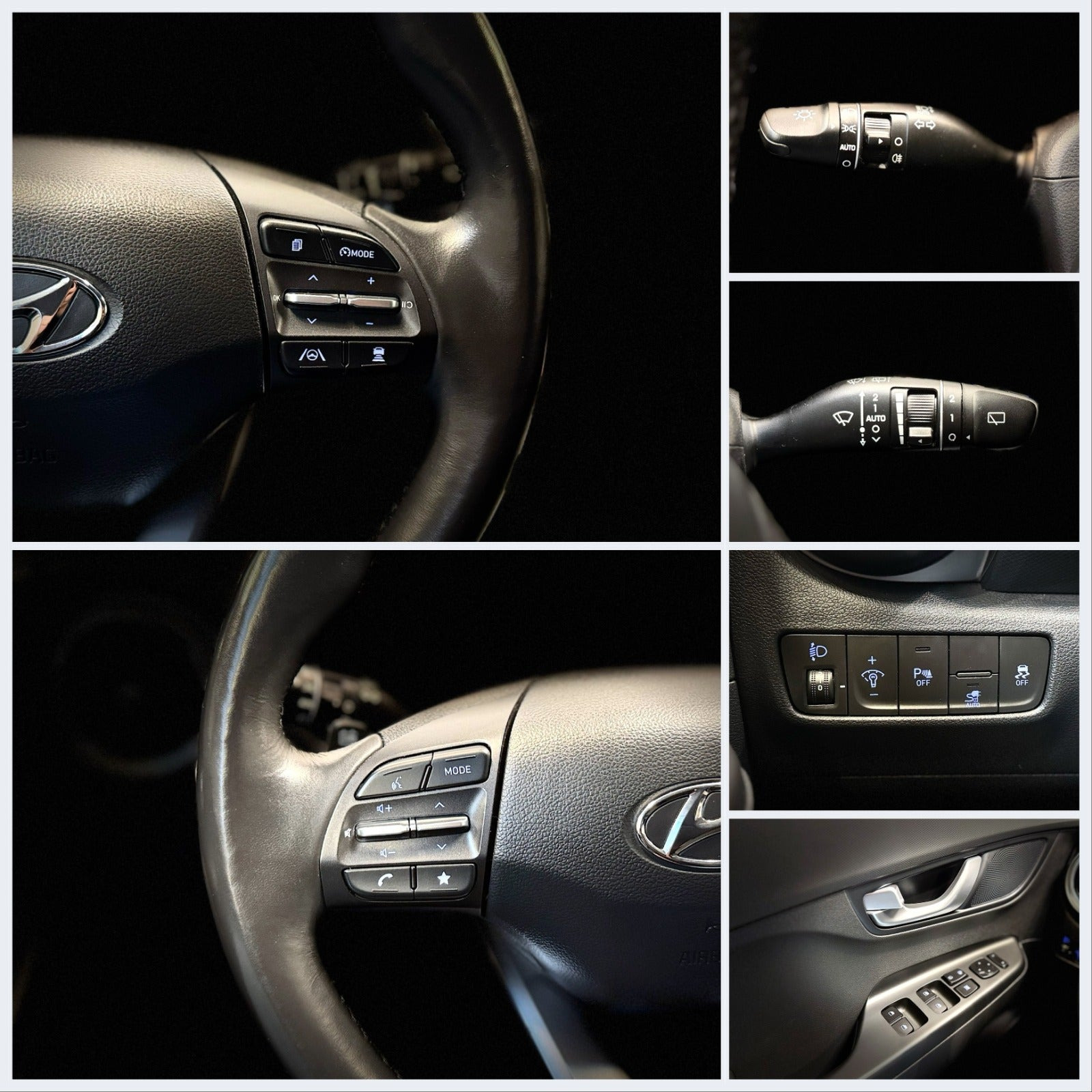 Rød Hyundai Kona fra 2022