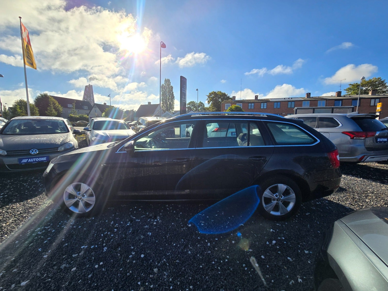 Sort Skoda Octavia fra 2020