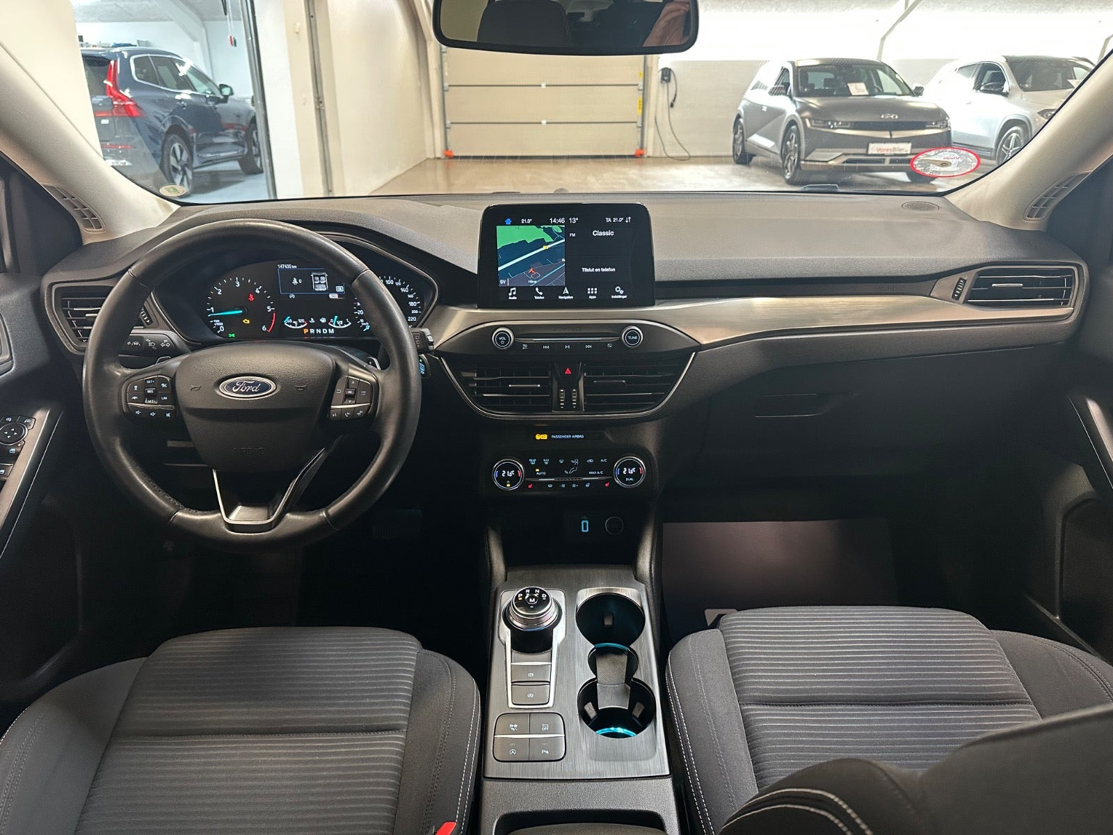 Sort Ford Focus fra 2019