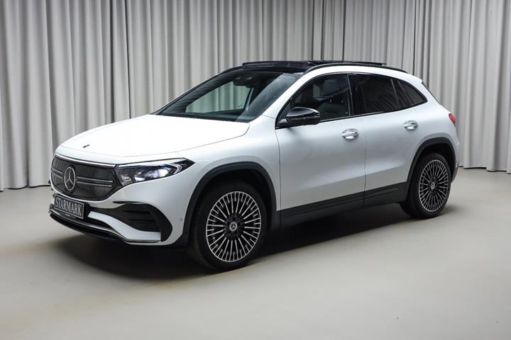 Hvid Mercedes EQA350 fra 2023