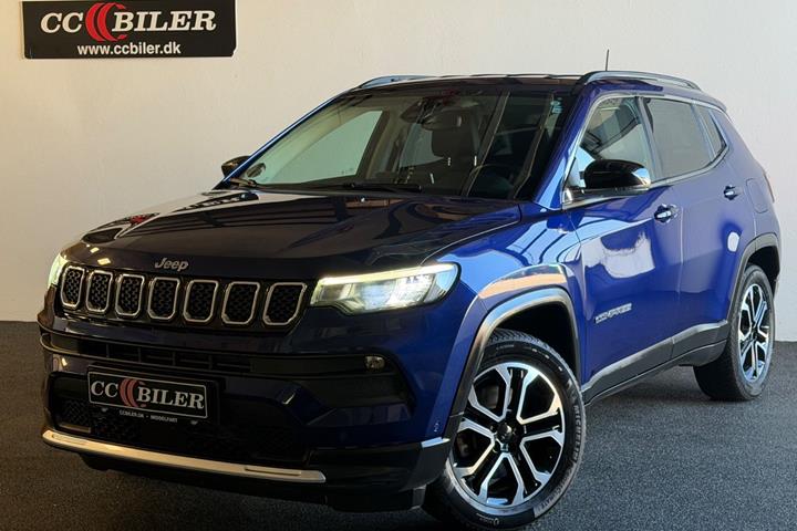 Blå Jeep Compass fra 2021