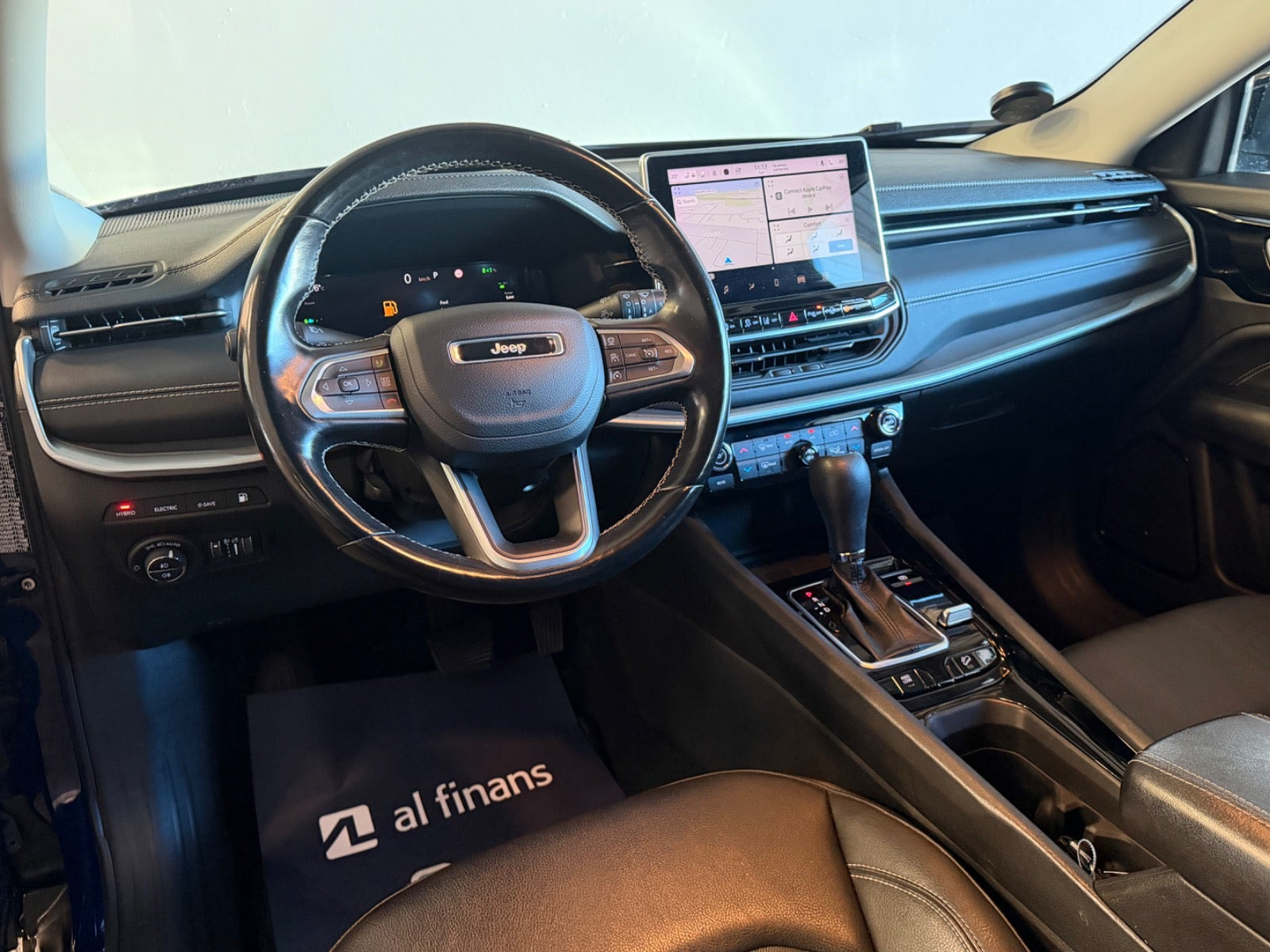 Blå Jeep Compass fra 2021