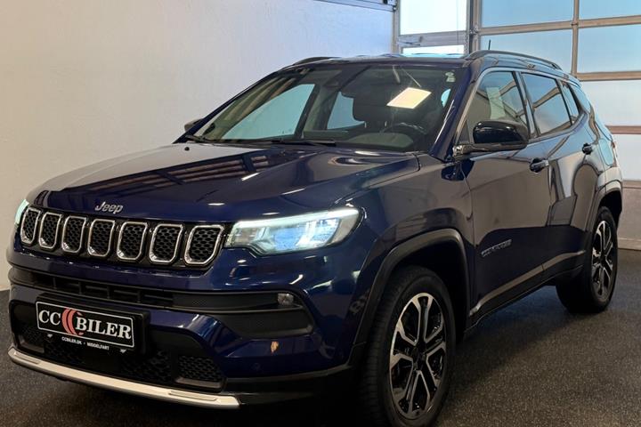 Blå Jeep Compass fra 2021