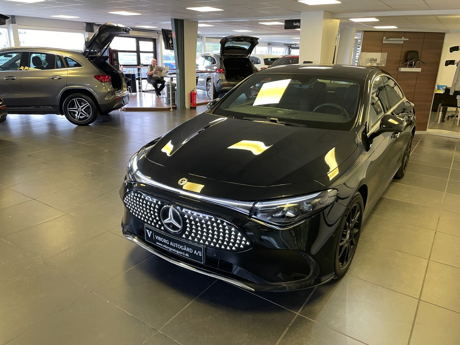 Sort Mercedes CLA250+ fra 2025
