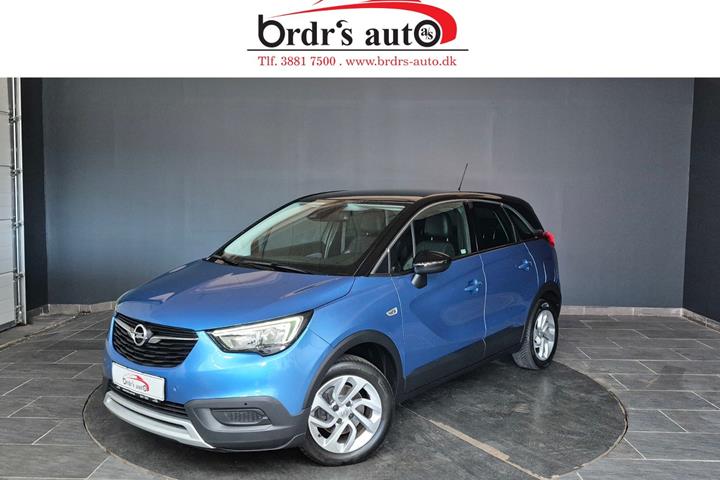 Blå Opel Crossland X fra 2019