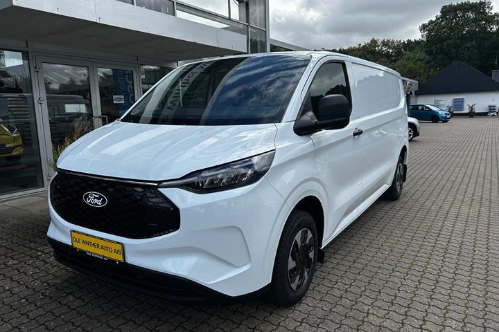 Hvid Ford E-Transit Custom 340 L2 fra 2026