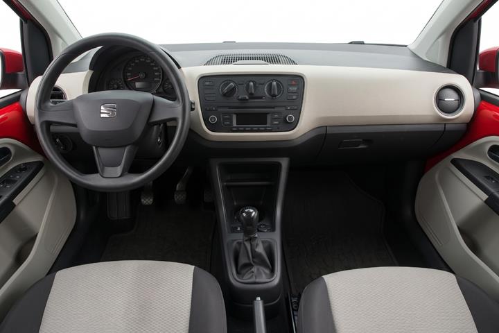 Rød Seat Mii fra 2014