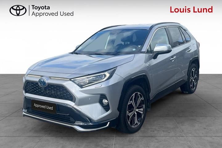 Sølv Toyota RAV4 Plug-in fra 2021