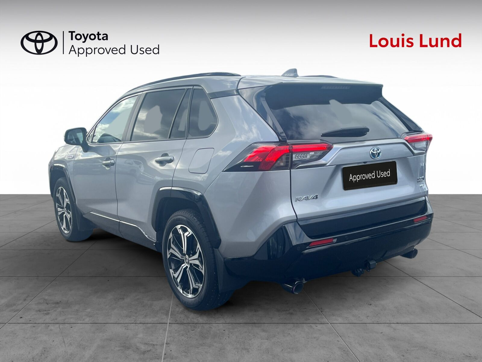Sølv Toyota RAV4 Plug-in fra 2021