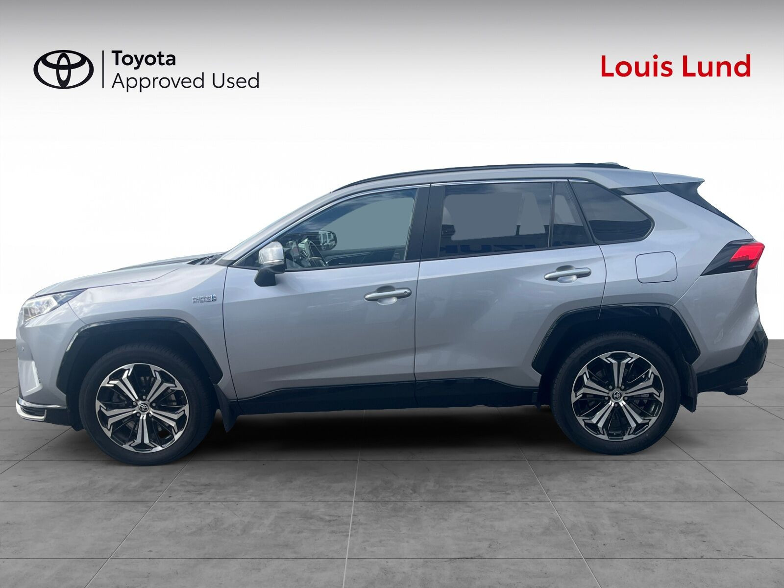 Sølv Toyota RAV4 Plug-in fra 2021