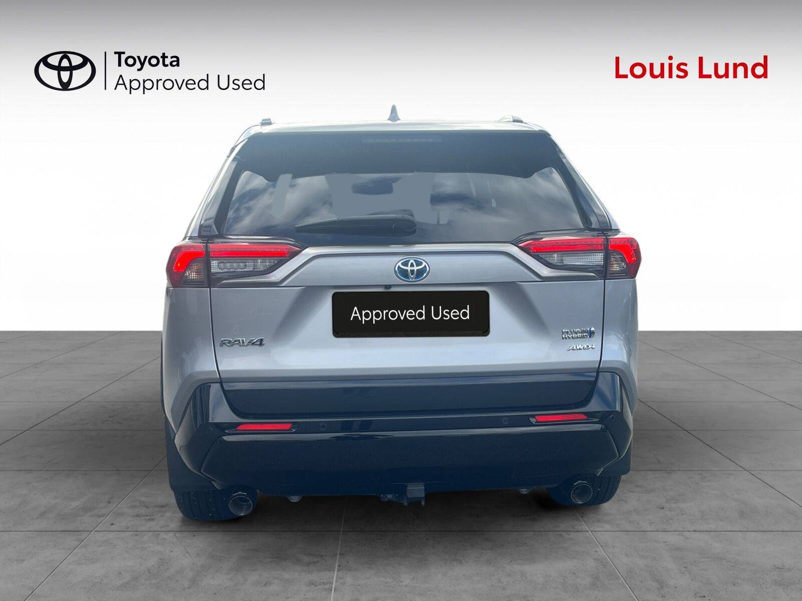 Sølv Toyota RAV4 Plug-in fra 2021