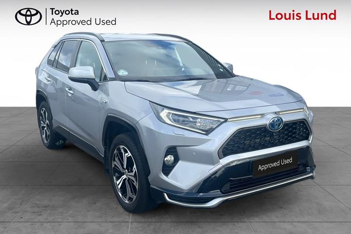 Sølv Toyota RAV4 Plug-in fra 2021