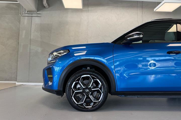 Blå Citroën ë-C3 fra 2025