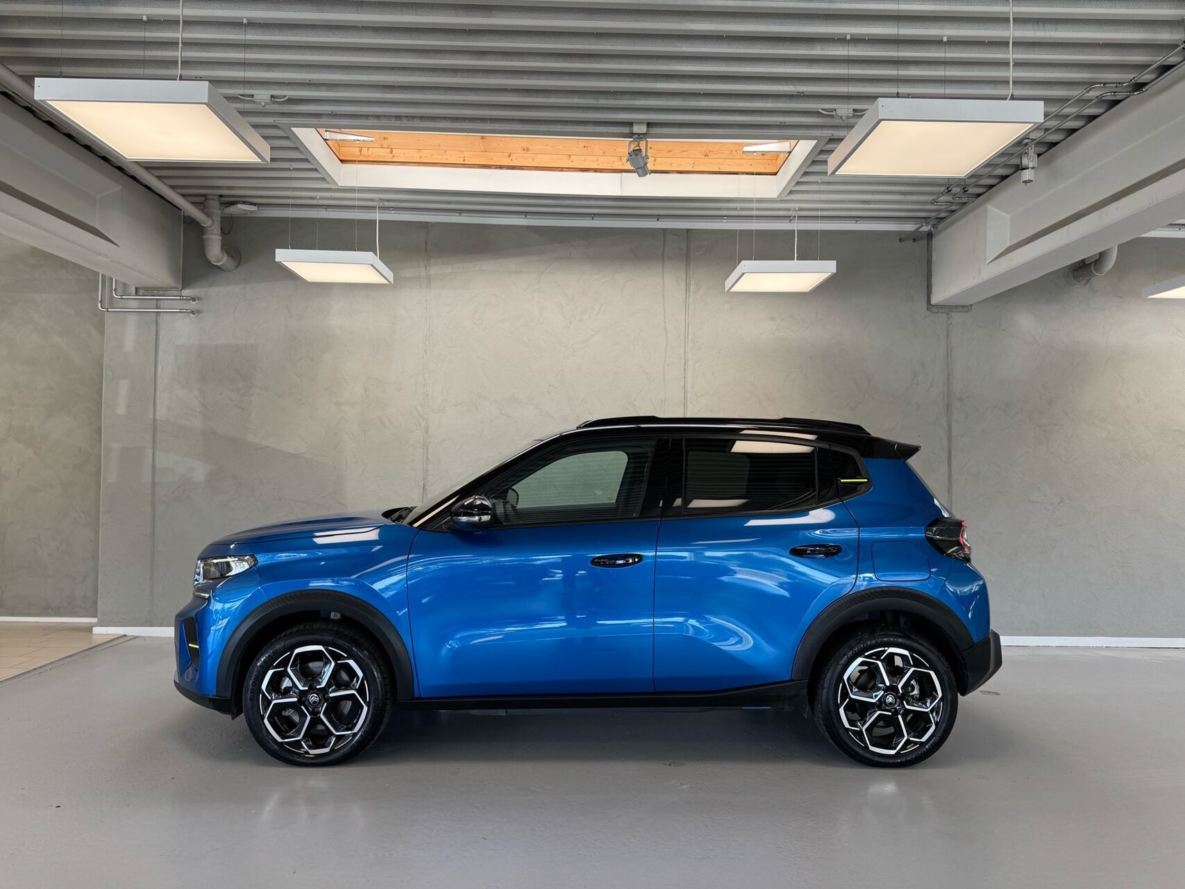 Blå Citroën ë-C3 fra 2025