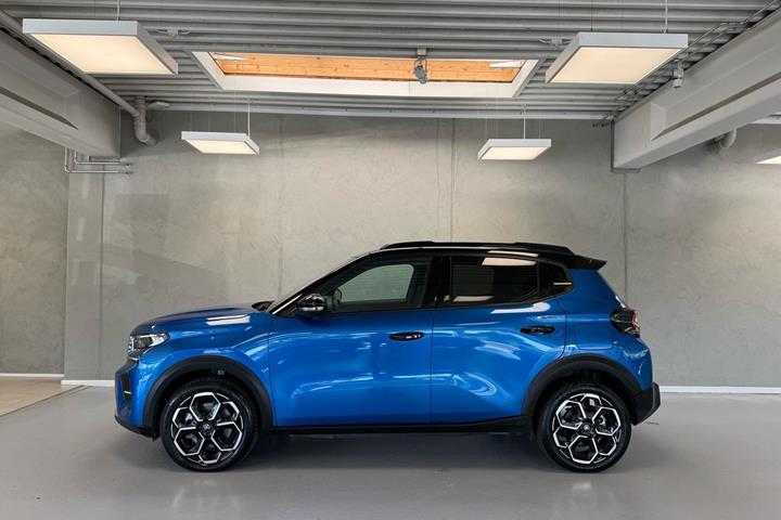 Blå Citroën ë-C3 fra 2025