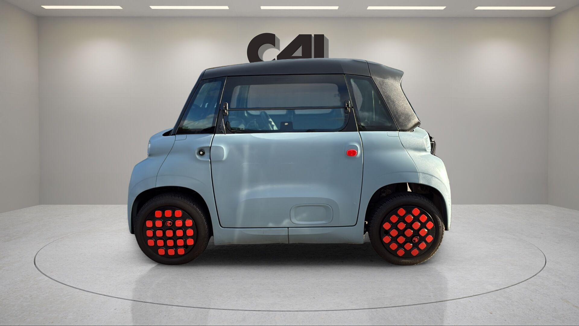 Blå Citroën Ami fra 2022