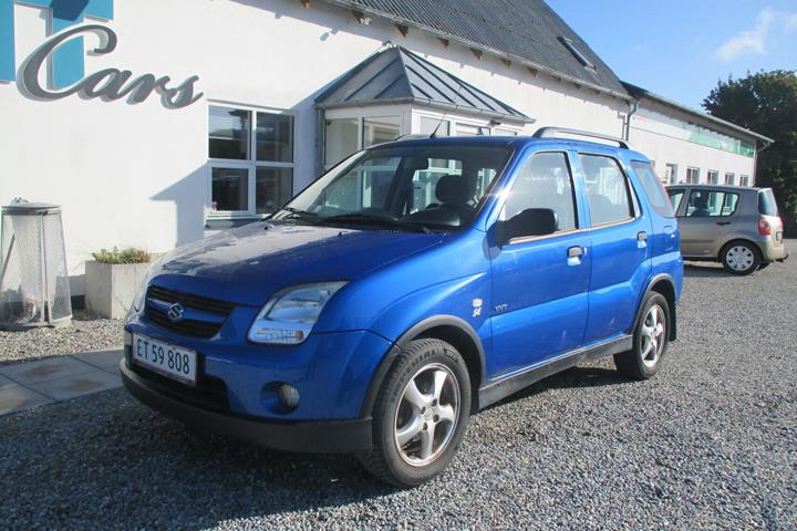 Blå Suzuki Ignis fra 2006
