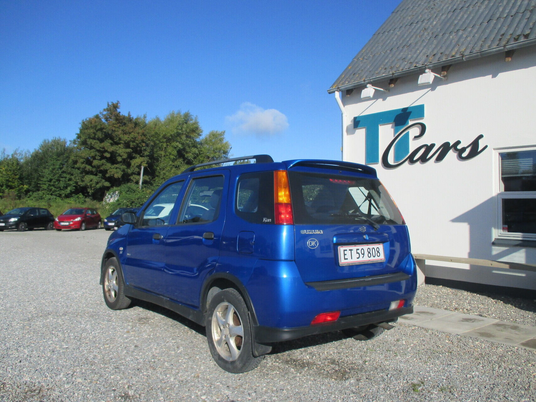 Blå Suzuki Ignis fra 2006