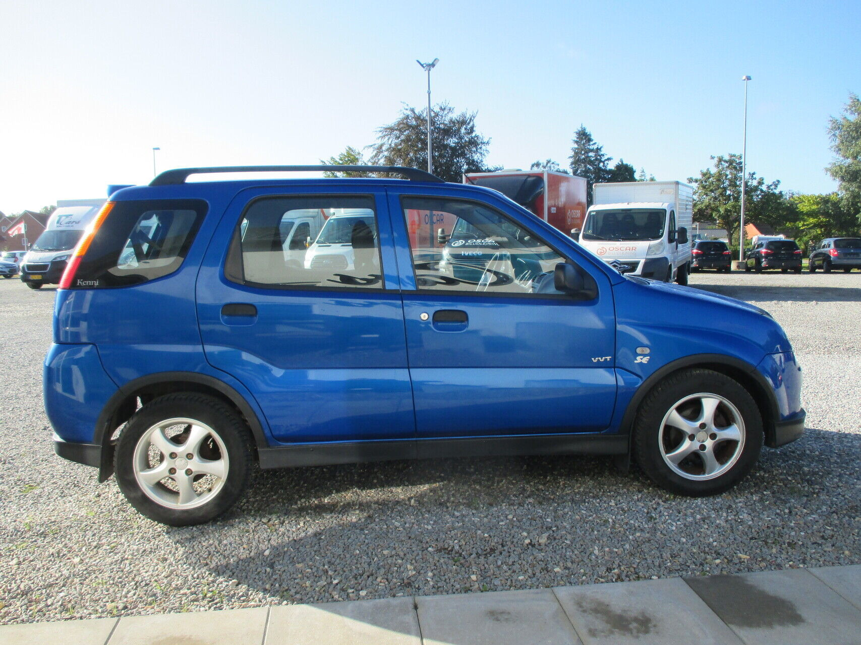 Blå Suzuki Ignis fra 2006