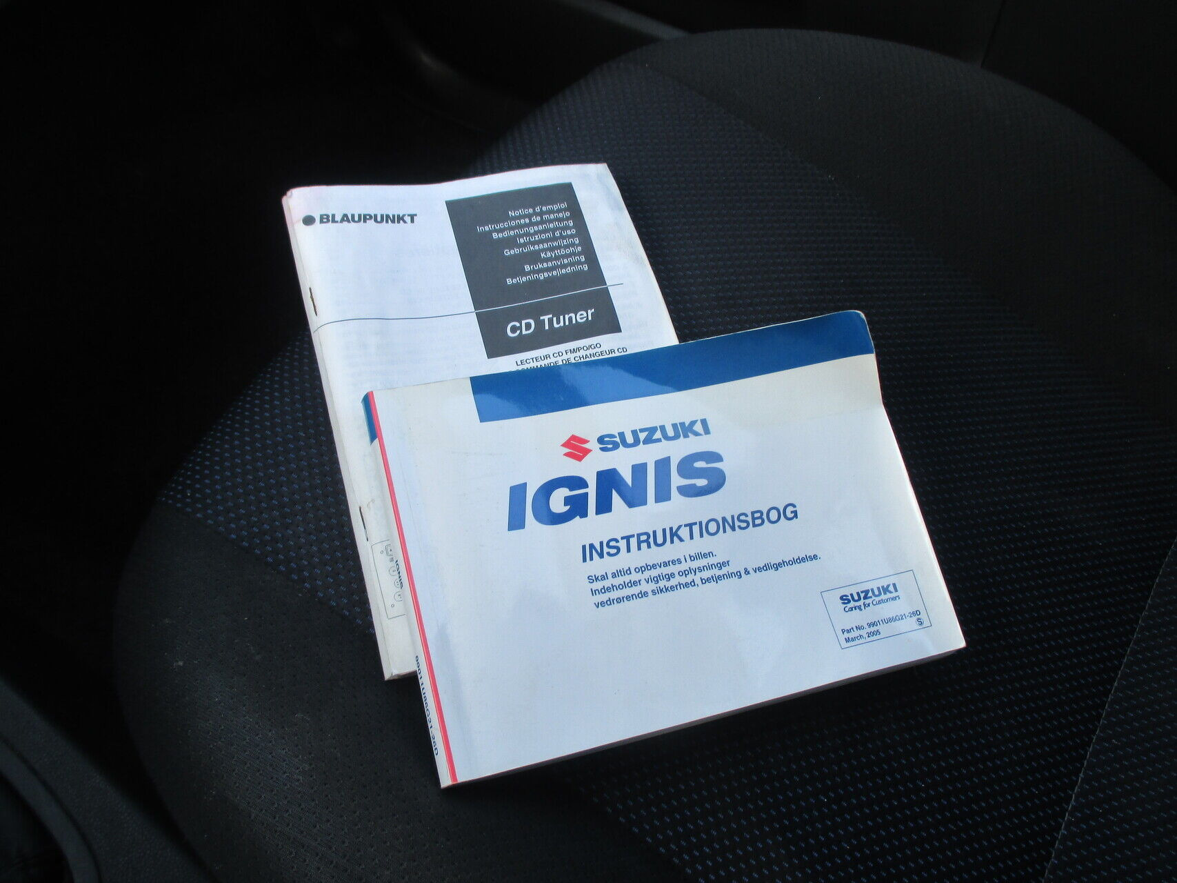 Blå Suzuki Ignis fra 2006