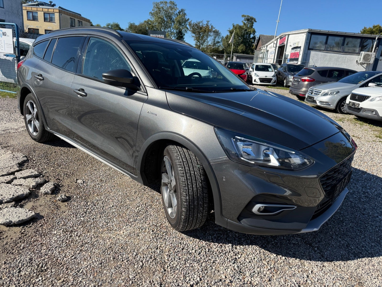 Grå Ford Focus fra 2019