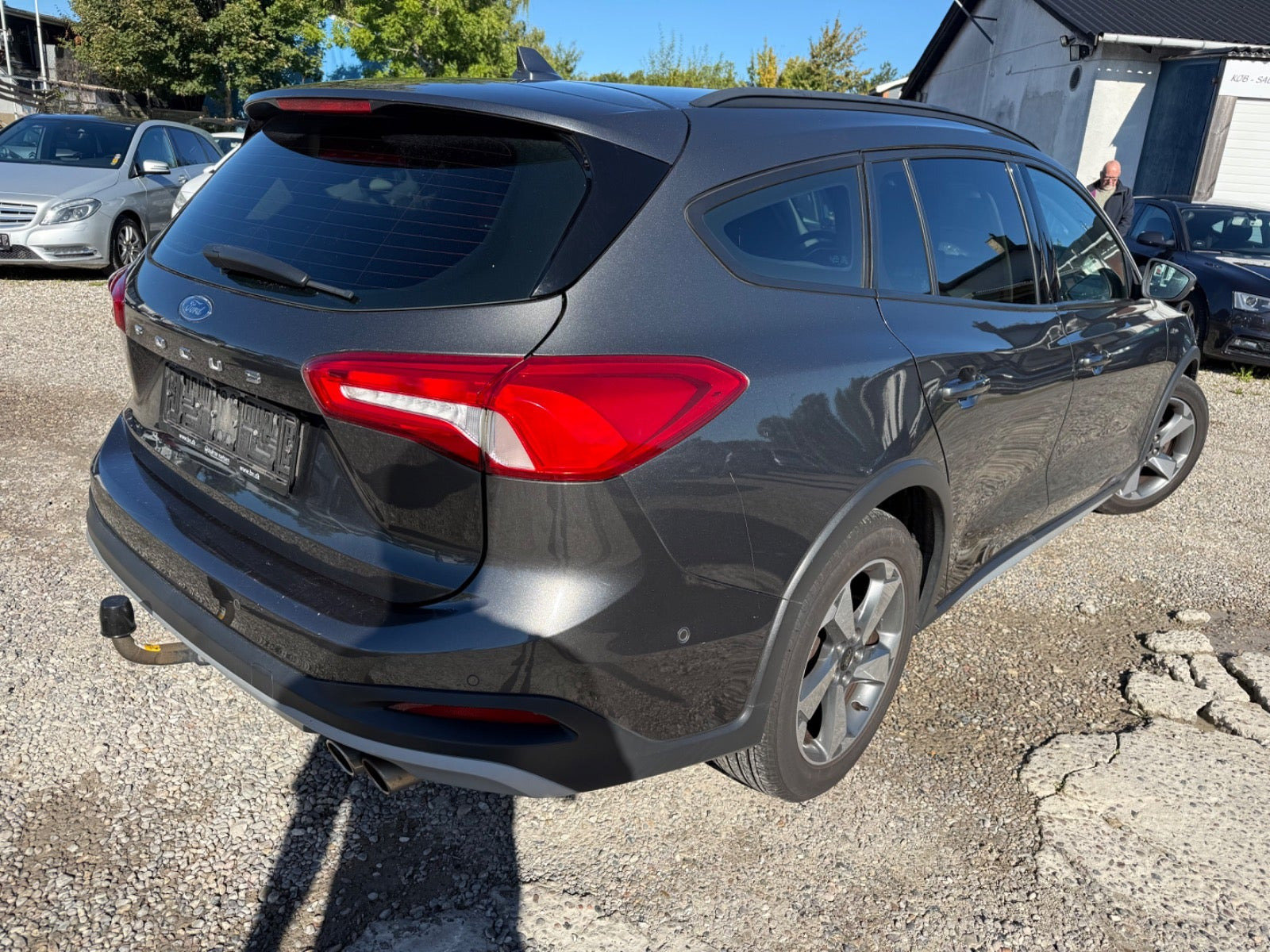 Grå Ford Focus fra 2019