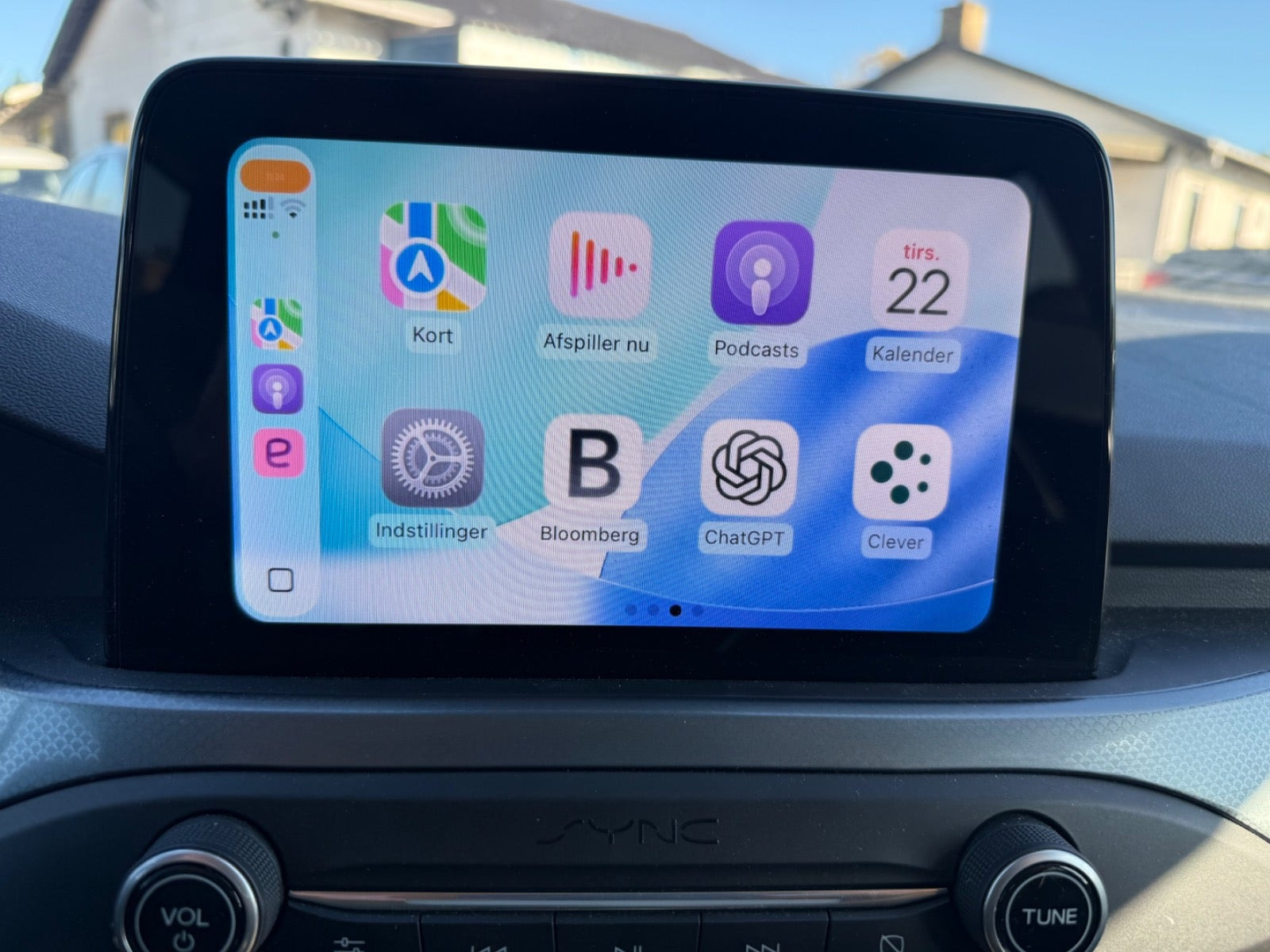 Grå Ford Focus fra 2019