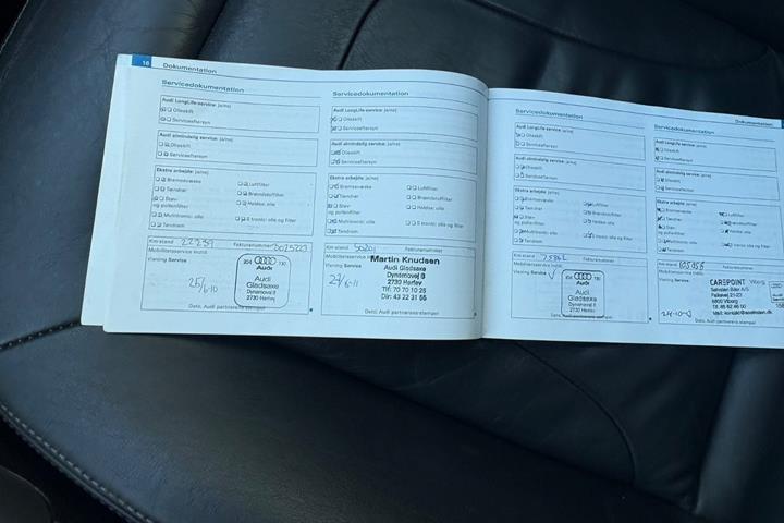 Sort Audi A4 fra 2009