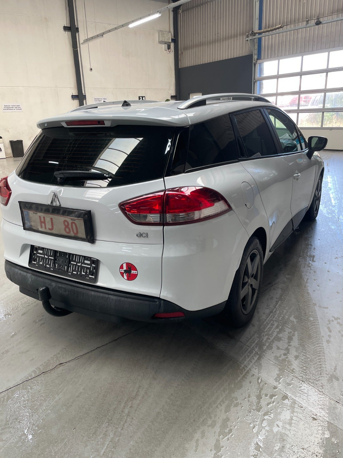 Hvid Renault Clio IV fra 2014