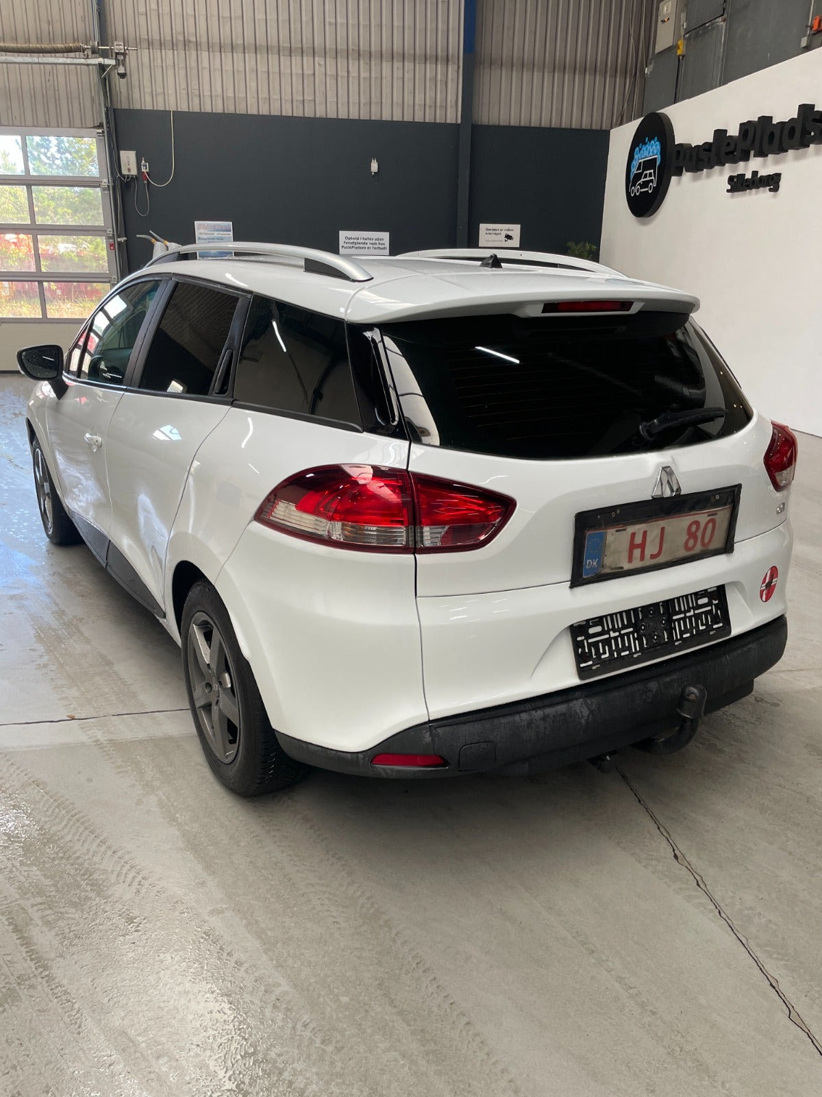 Hvid Renault Clio IV fra 2014