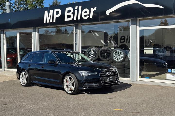 Sort Audi A6 fra 2017