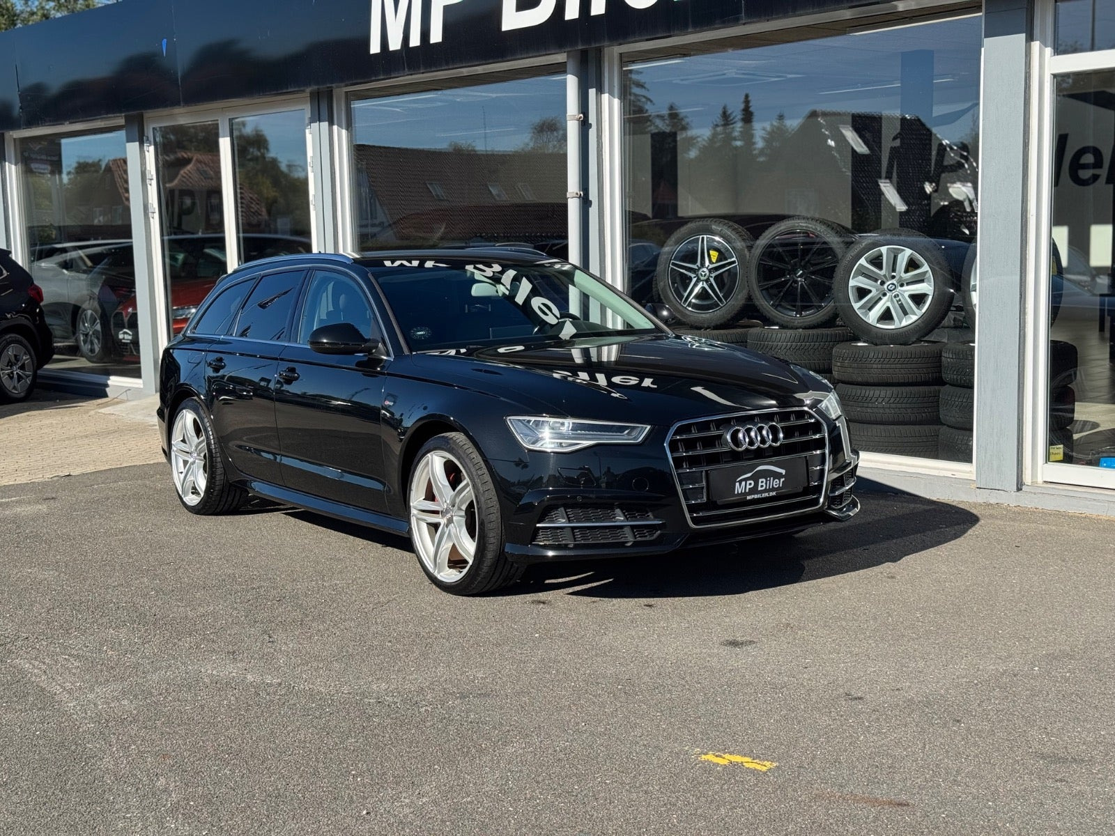 Sort Audi A6 fra 2017