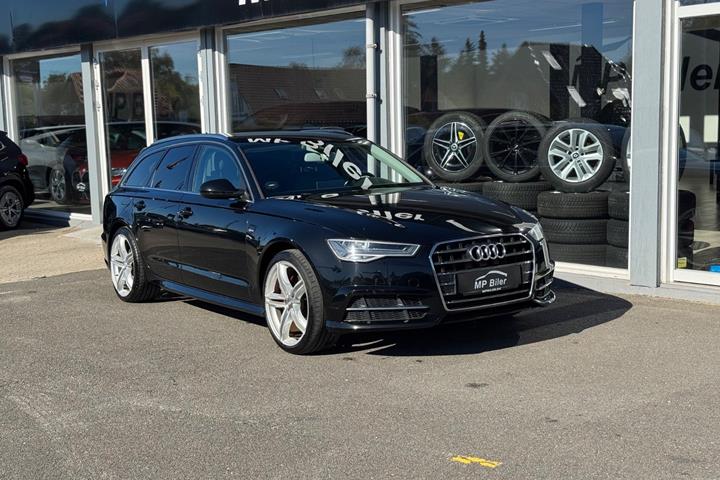 Sort Audi A6 fra 2017