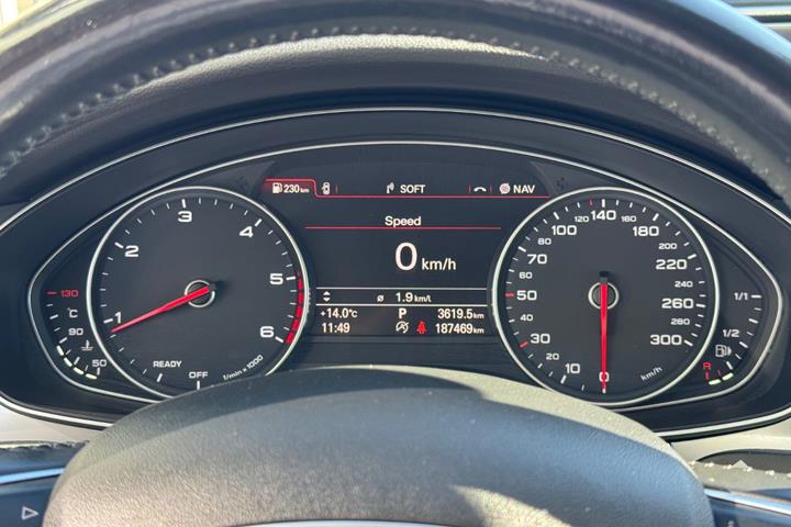 Sort Audi A6 fra 2017
