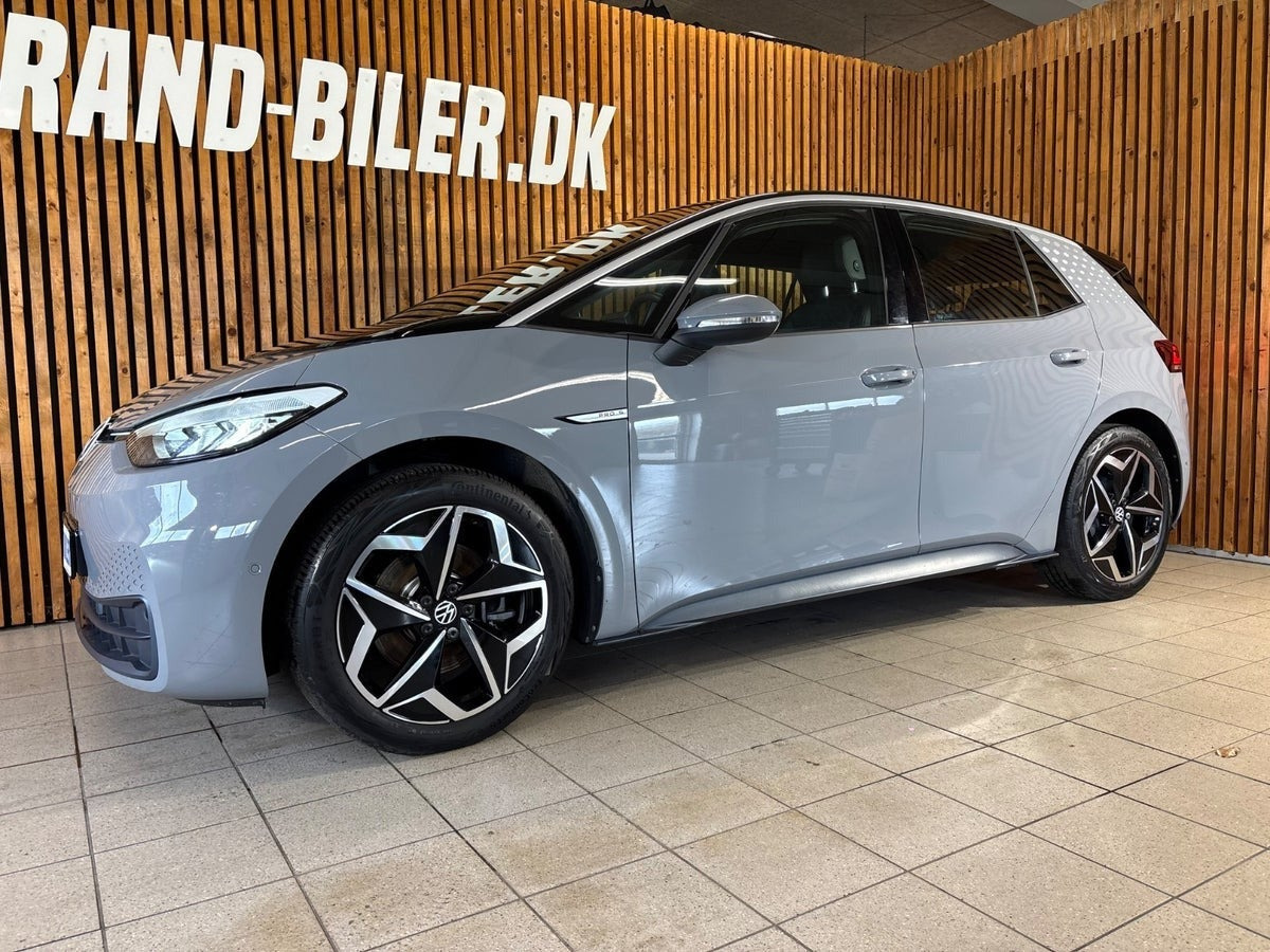 Grå VW ID.3 fra 2023