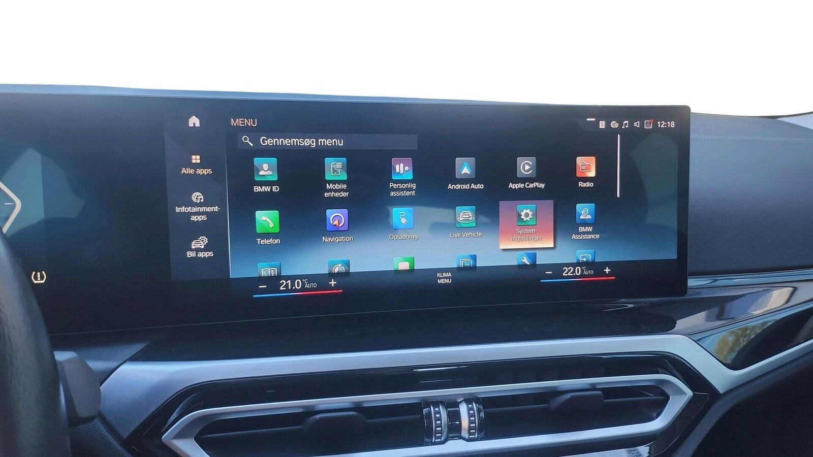 Hvid BMW i4 fra 2023