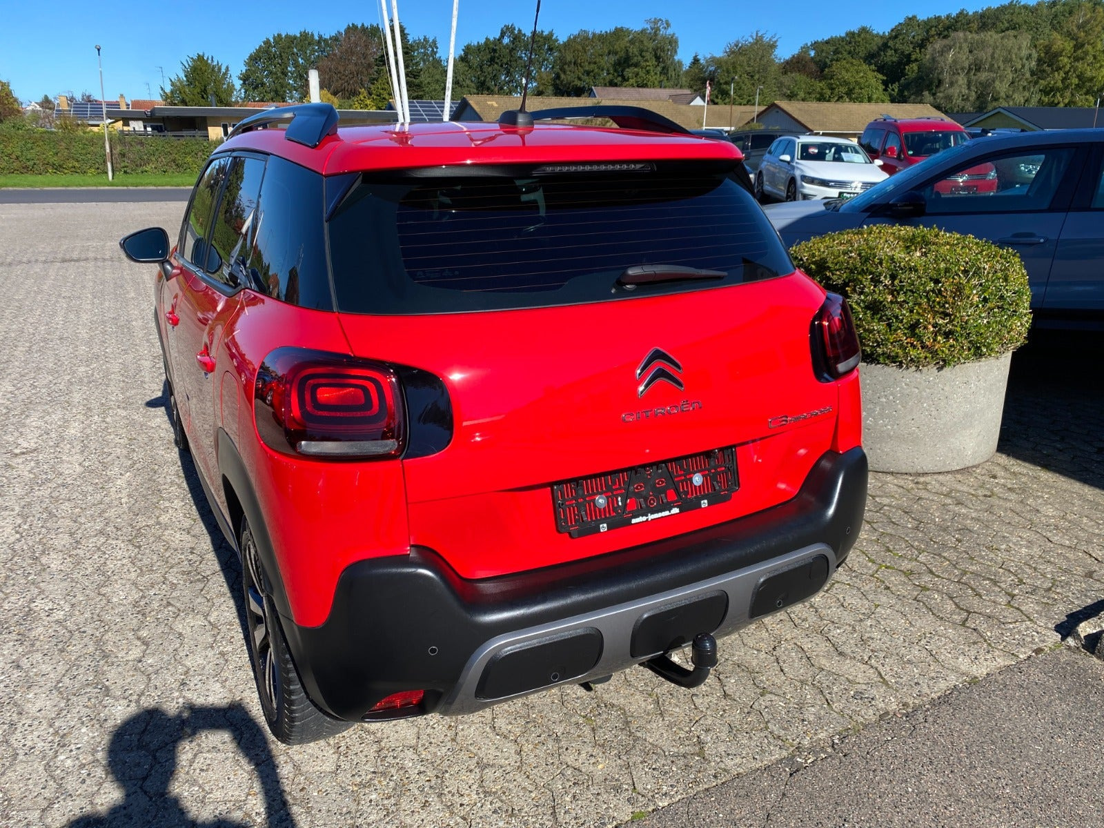 Rød Citroën C3 Aircross fra 2017