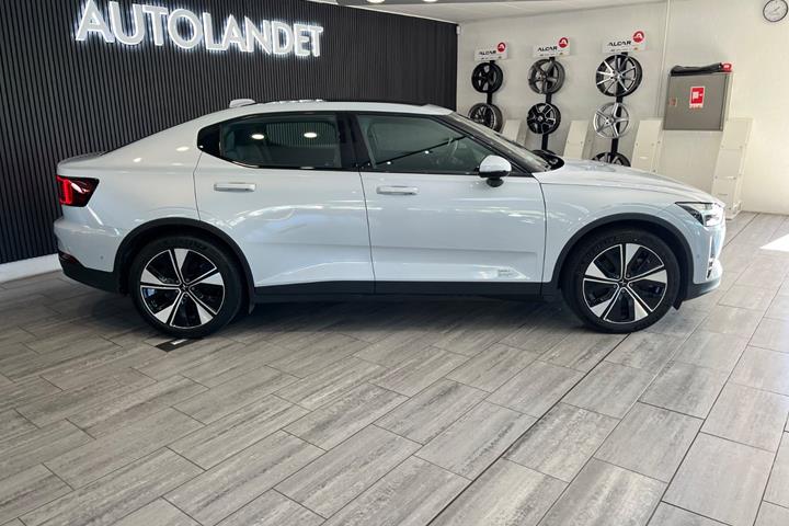Hvid Polestar 2 fra 2023