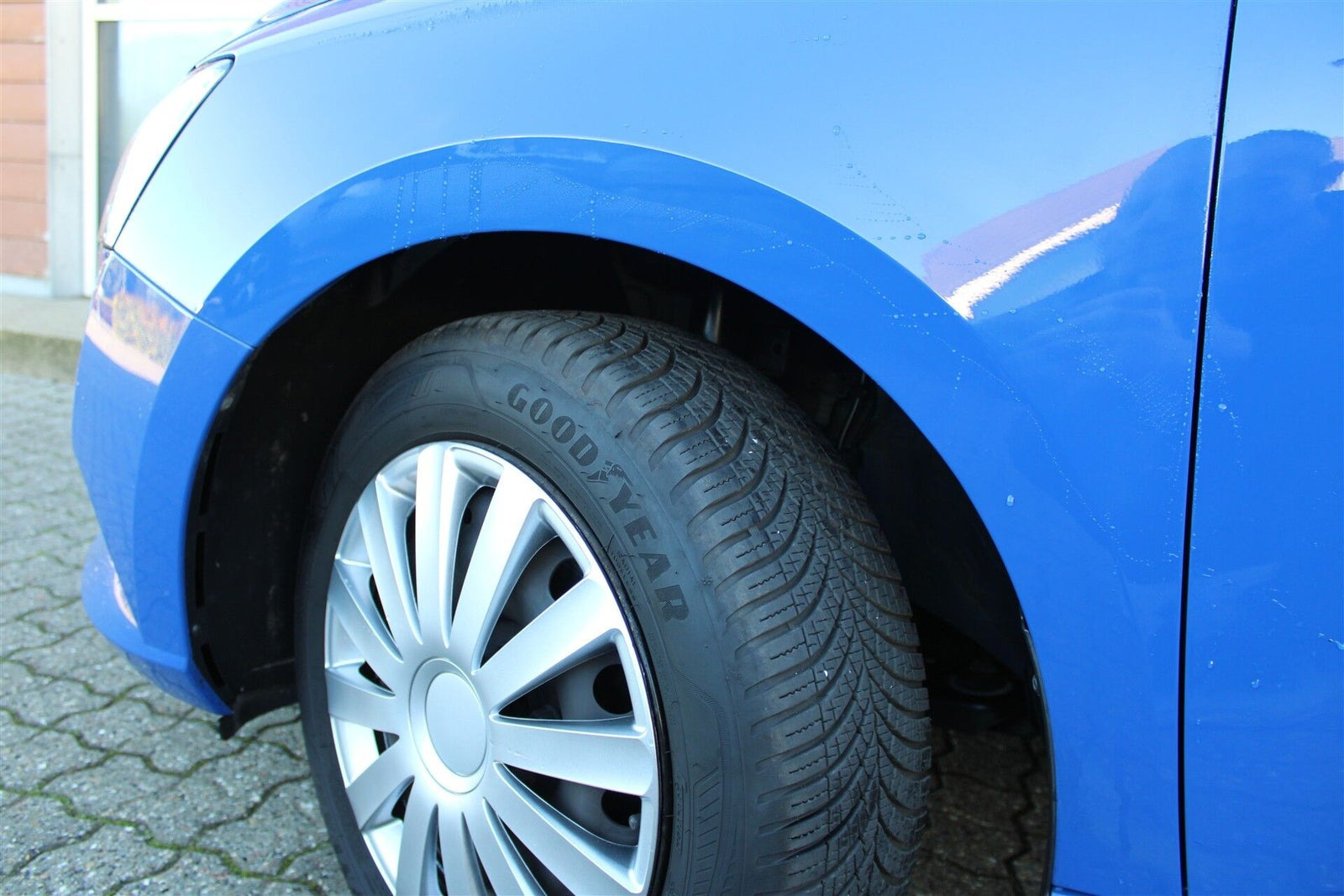 Blå Skoda Fabia fra 2020
