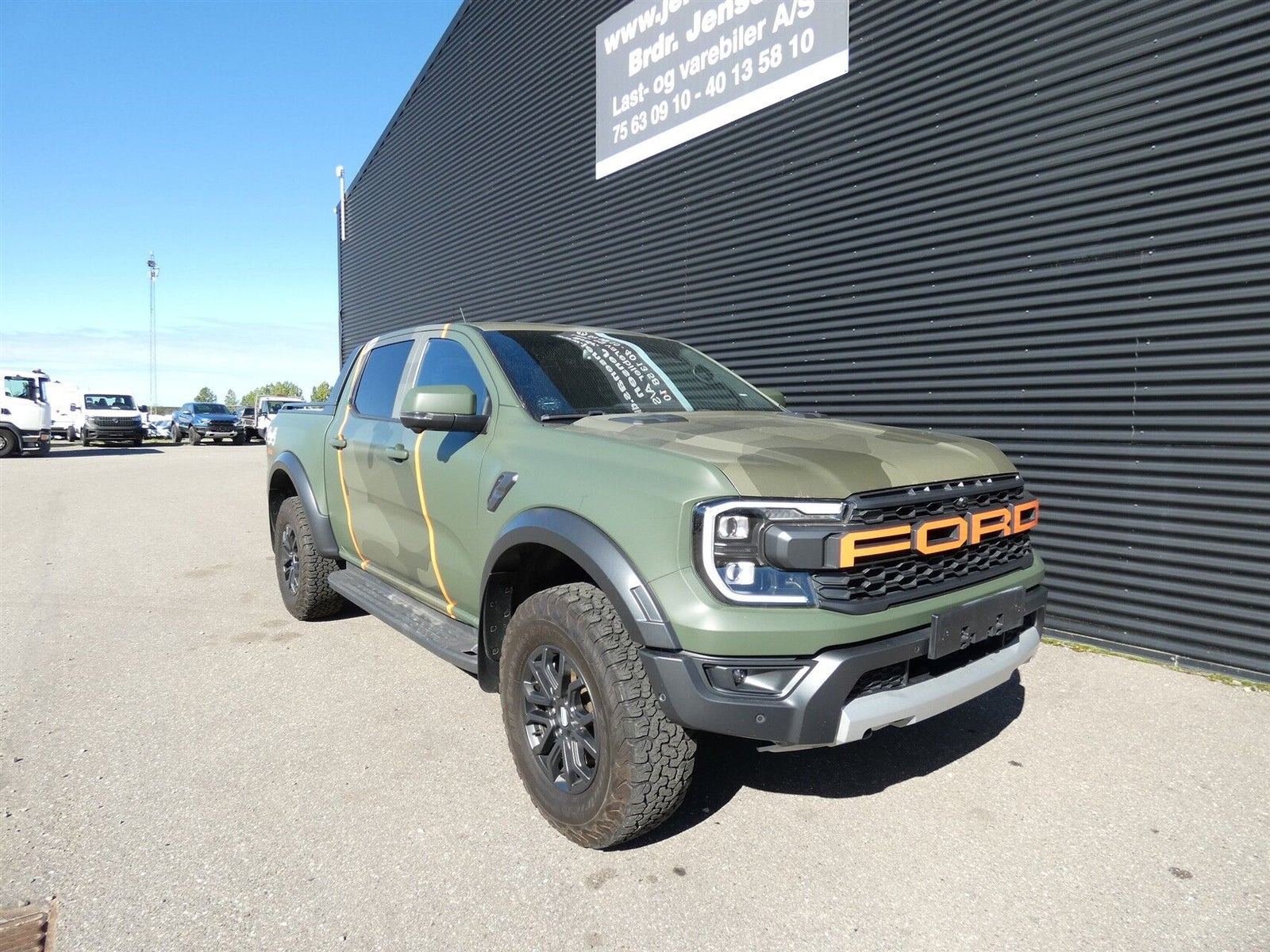 Grå Ford Ranger Raptor fra 2023