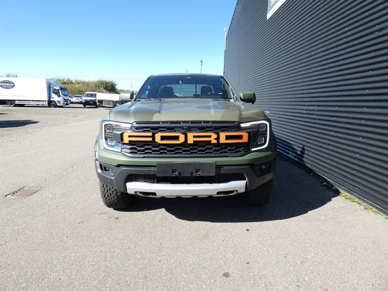 Grå Ford Ranger Raptor fra 2023
