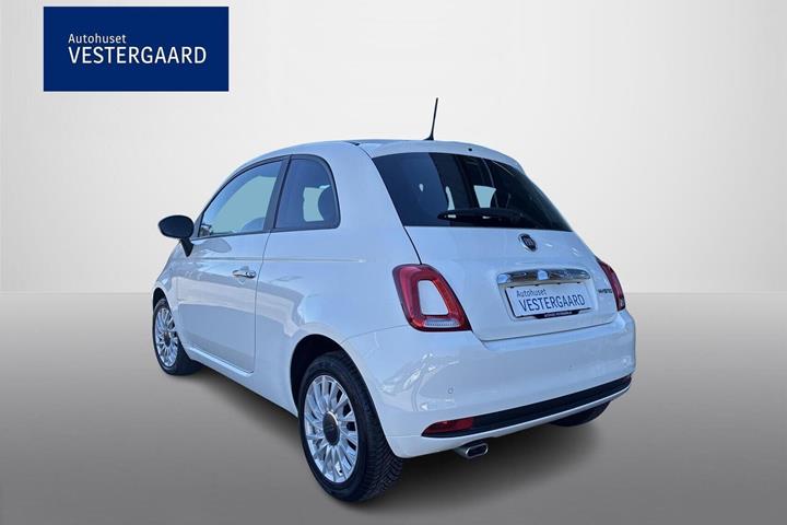 Hvid Fiat 500 fra 2024